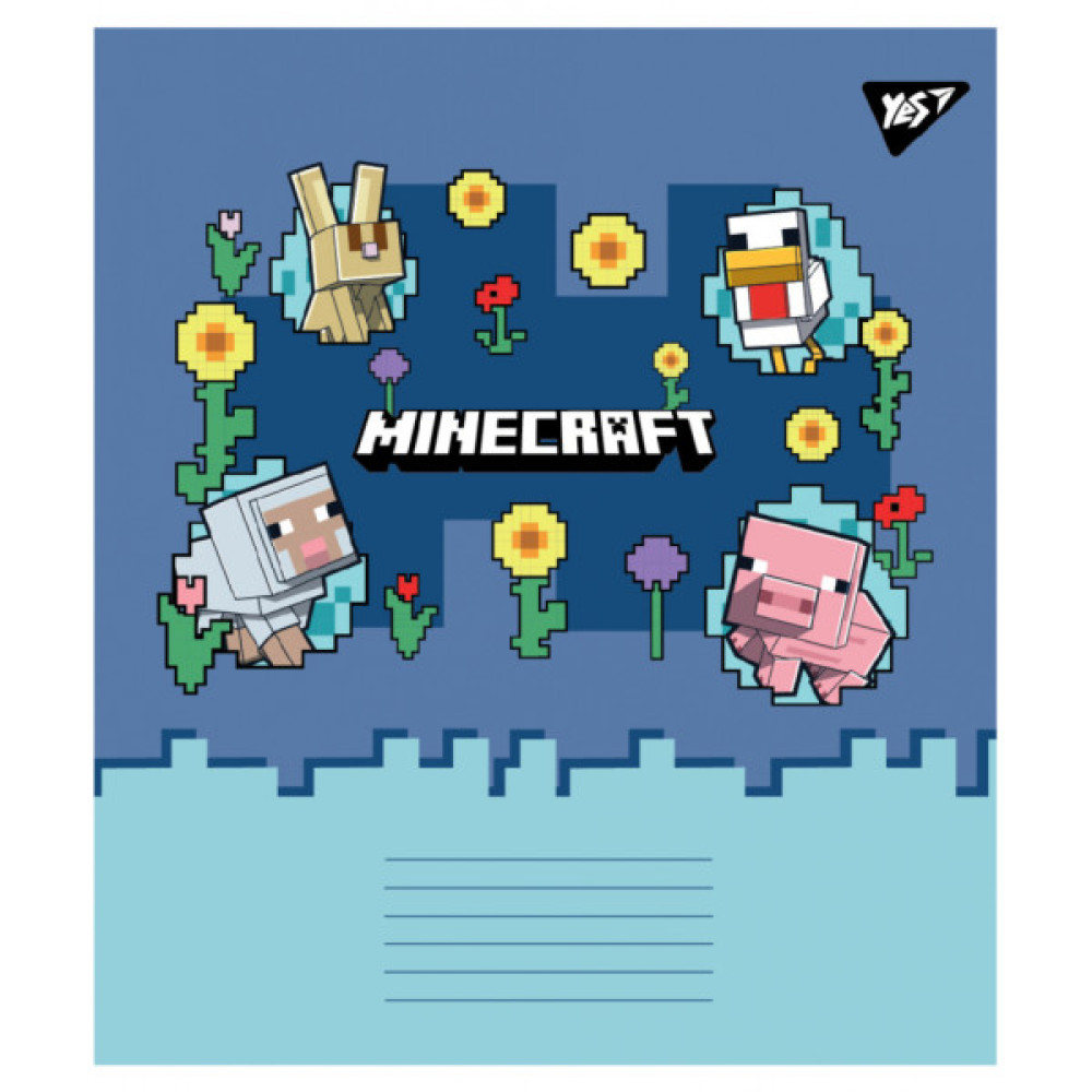 Зошит Yes Minecraft Spring А5 24 аркушів клітинка (767595)