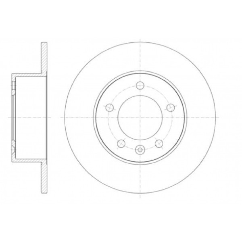 Гальмівний диск REMSA 61412.00
