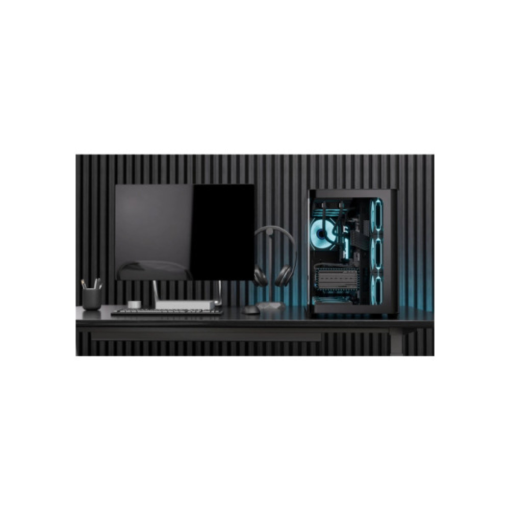 Корпус для ПК AeroCool P500C-G-BK-v1 Black (ACCM-PN01043.11)