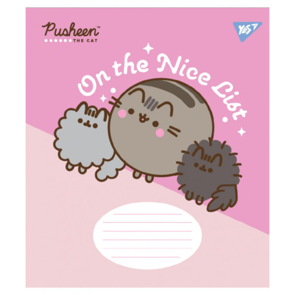 Зошит Yes Pusheen The Cat А5 18 аркушів клітинка (767615)