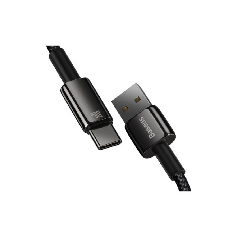 Дата кабель USB 2.0 AM to USB-C 2.0m 100W black Baseus (CAWJ000101)