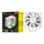 Процесорний кулер 2E GAMING Air Cool ACN120W-ARGB, LGA1851, 1700, 1200, 115x, 1366, AM5, AM4, AM3, AM3+, AM2 ,AM2+, FM2, FM1 4pin PWM, 3pin +5VARGB, TDP 180W