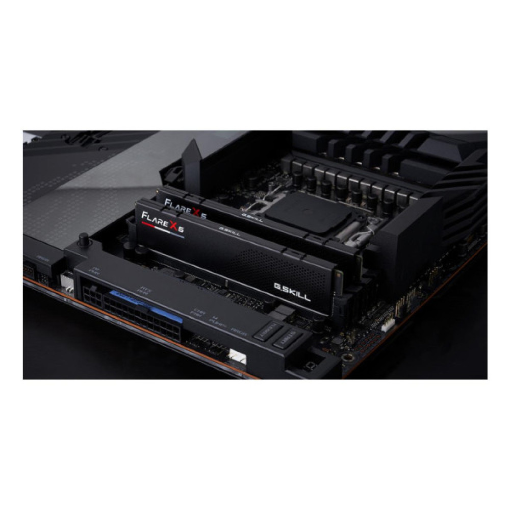 Модуль пам'яті для комп'ютера DDR5 32GB (2x16GB) 6000 MHz Flare X5 Black G.Skill (F5-6000J3036F16GX2-FX5)