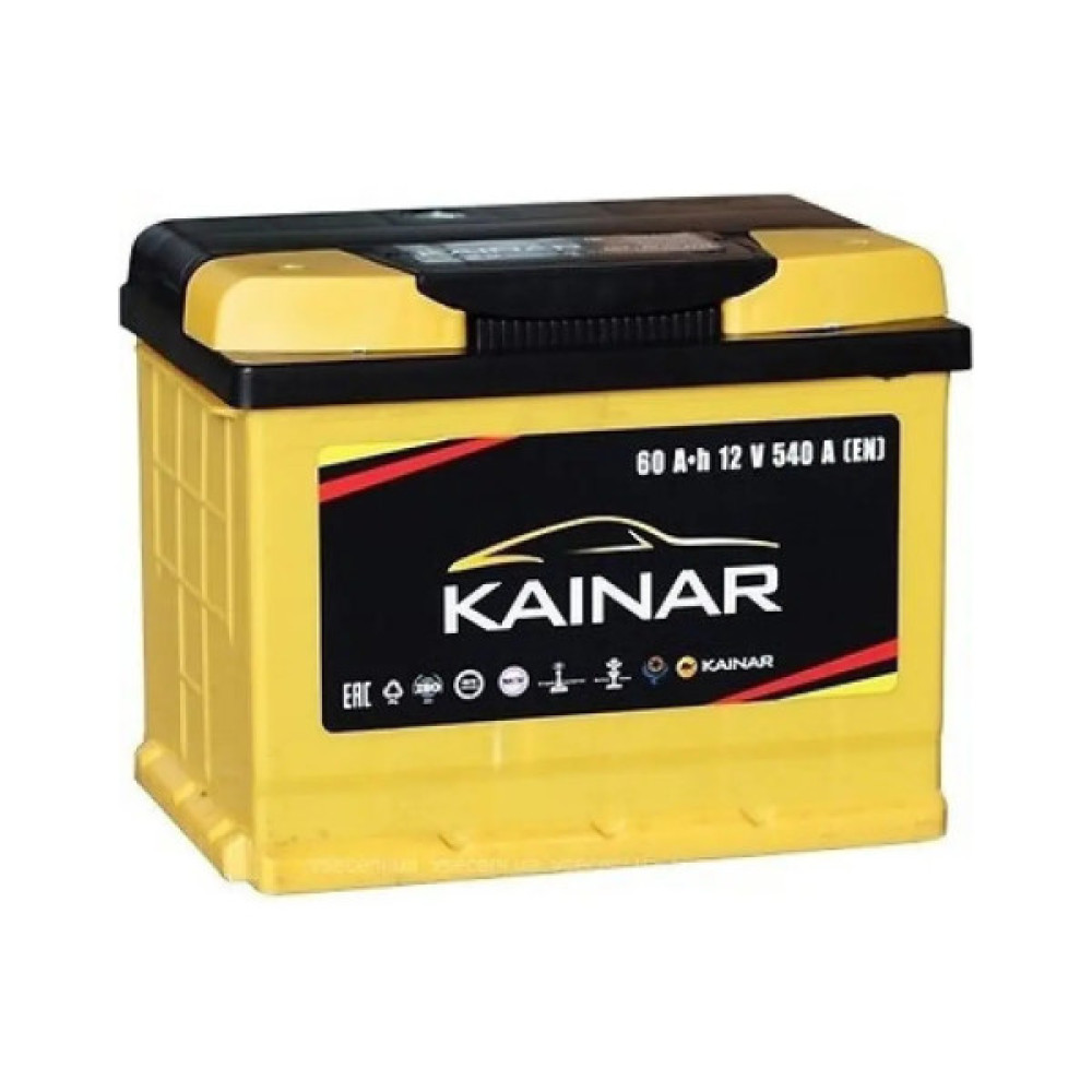 Акумулятор автомобільний KAINAR STANDART 60Ah Н Ев (-/+) (550EN) (060 160)