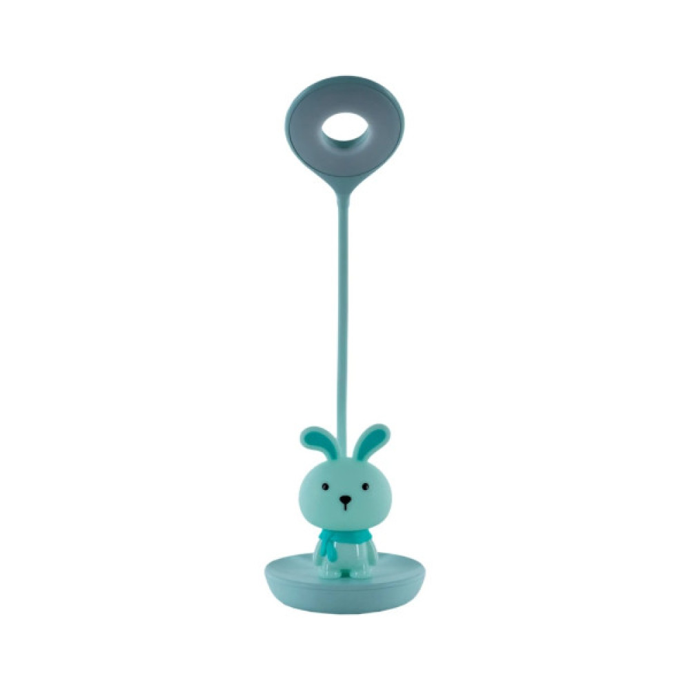 Настільна лампа Kite Bunny LED з акумулятором, зелена (K24-492-1-4)