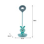 Настільна лампа Kite Bunny LED з акумулятором, зелена (K24-492-1-4) Настільна лампа Kite Bunny LED з акумулятором, зелена (K24-492-1-4)