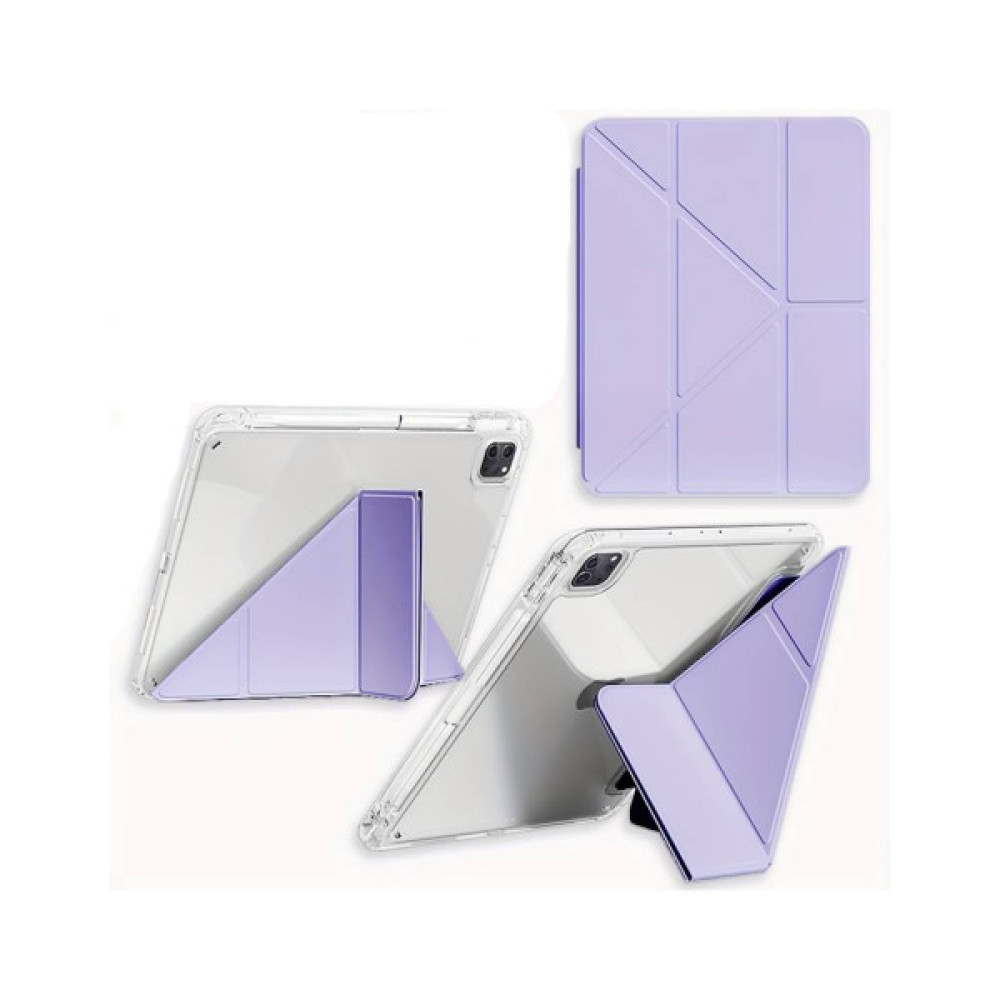 Чохол до планшета BeCover Ultra Slim Origami Transparent Apple iPad Pro 11" M4 2024 Purple (711692) Чохол до планшета BeCover Ultra Slim Origami Transparent Apple iPad Pro 11" M4 2024 Purple (711692)