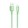 Дата кабель USB 2.0 AM to Lightning 1.0m soft silicone green ColorWay (CW-CBUL042-GR) Дата кабель USB 2.0 AM to Lightning 1.0m soft silicone green ColorWay (CW-CBUL042-GR)