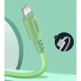 Дата кабель USB 2.0 AM to Lightning 1.0m soft silicone green ColorWay (CW-CBUL042-GR) Дата кабель USB 2.0 AM to Lightning 1.0m soft silicone green ColorWay (CW-CBUL042-GR)
