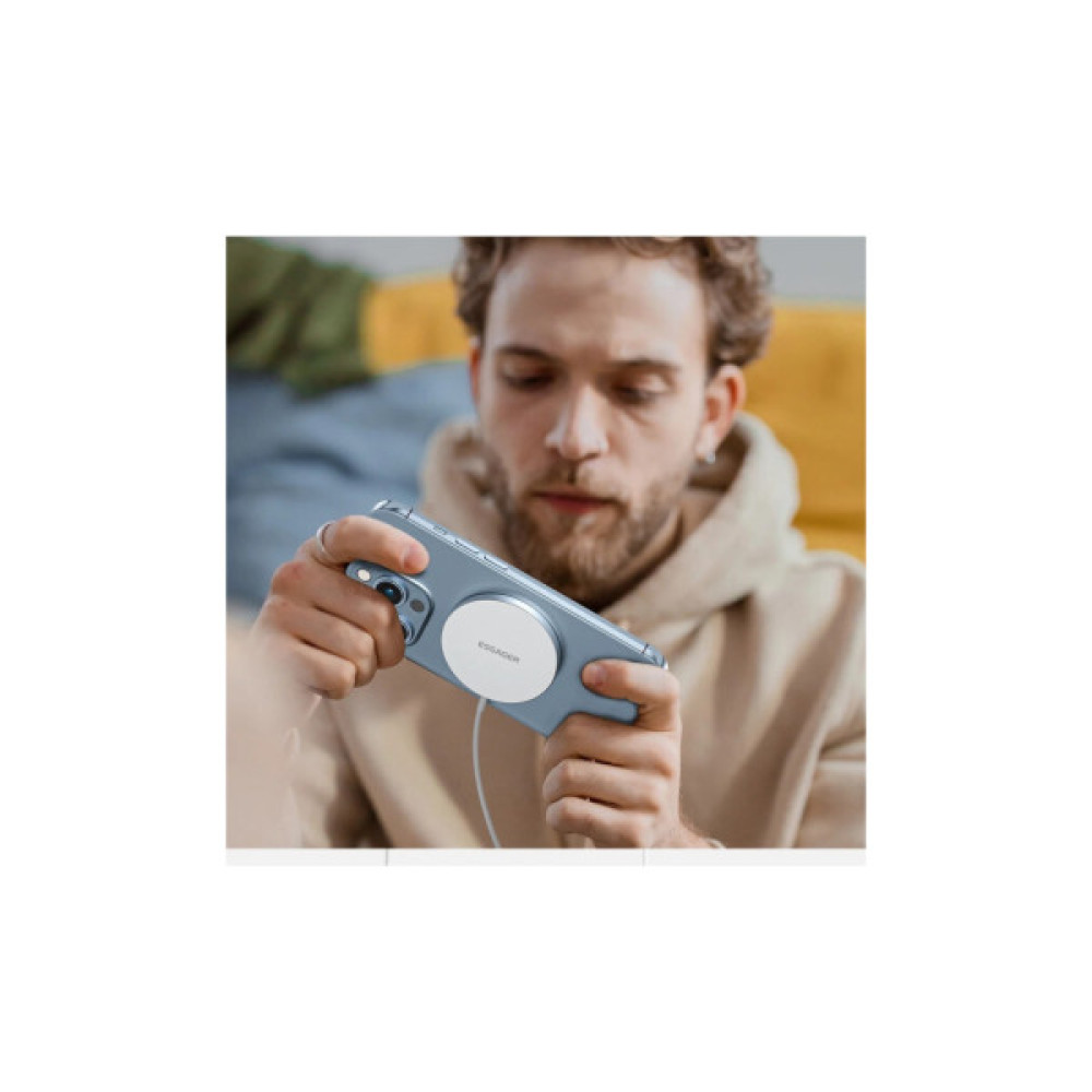 Зарядний пристрій Essager 2-in-1 wireless charger 15W magnetic for phone and earphones (EWXCX-YT02-Z)