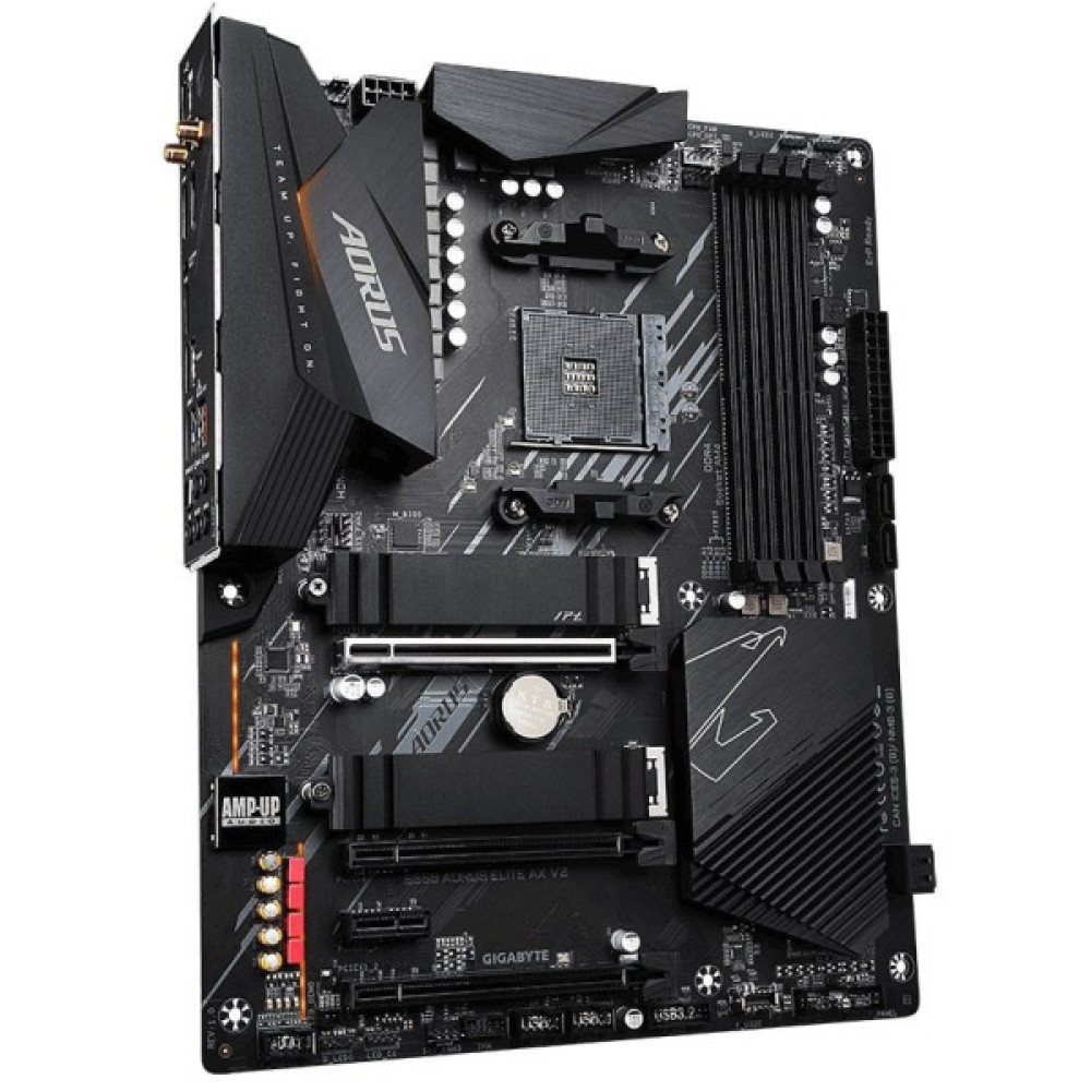 Материнська плата GIGABYTE B550 AORUS ELITE AX V2 sAM4 B550 4xDDR4 M.2 HDMI DP Wi-Fi BT ATX