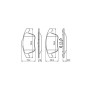 Гальмівні колодки Bosch 0 986 494 324 Гальмівні колодки Bosch 0 986 494 324