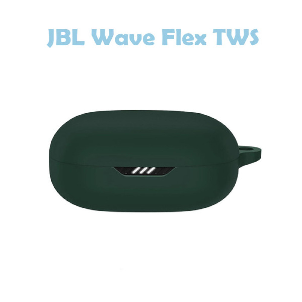 Чохол для навушників BeCover Silicon для JBL Wave Flex TWS Dark Green (710194)