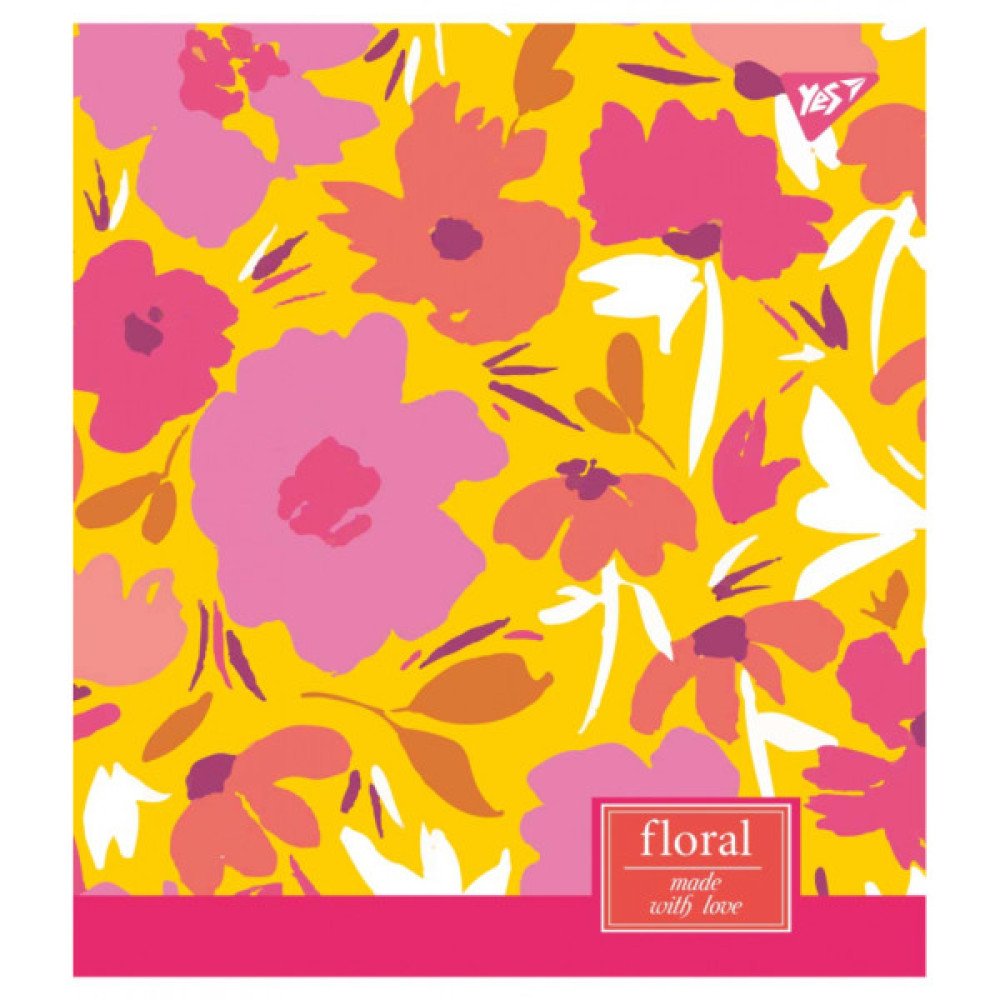 Зошит Yes А5 Floral Explosion 18 аркушів клітинка (765183)