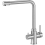 Змішувач GRANADO Badalona LUX inox (gz0407L) Змішувач GRANADO Badalona LUX inox (gz0407L)