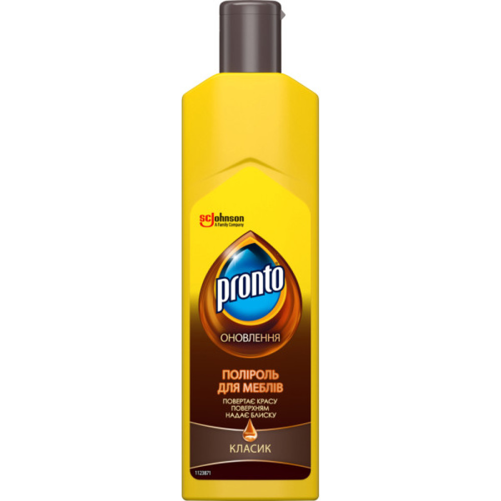 Засіб для догляду за меблями Pronto поліроль Класік 300 мл (4823002000535)