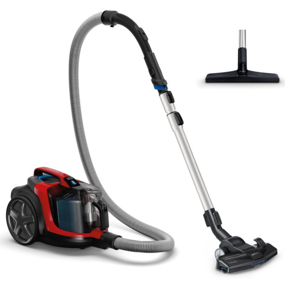 Пилосос Philips контейнерний PowerPro Expert, 900Вт, конт пил -2л, НЕРА, чорно-червоний