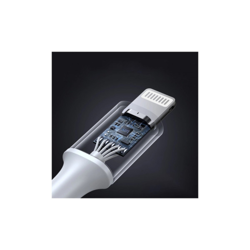Дата кабель USB-C to Lightning 1.0m 3A 60W US304 white Ugreen (70523)