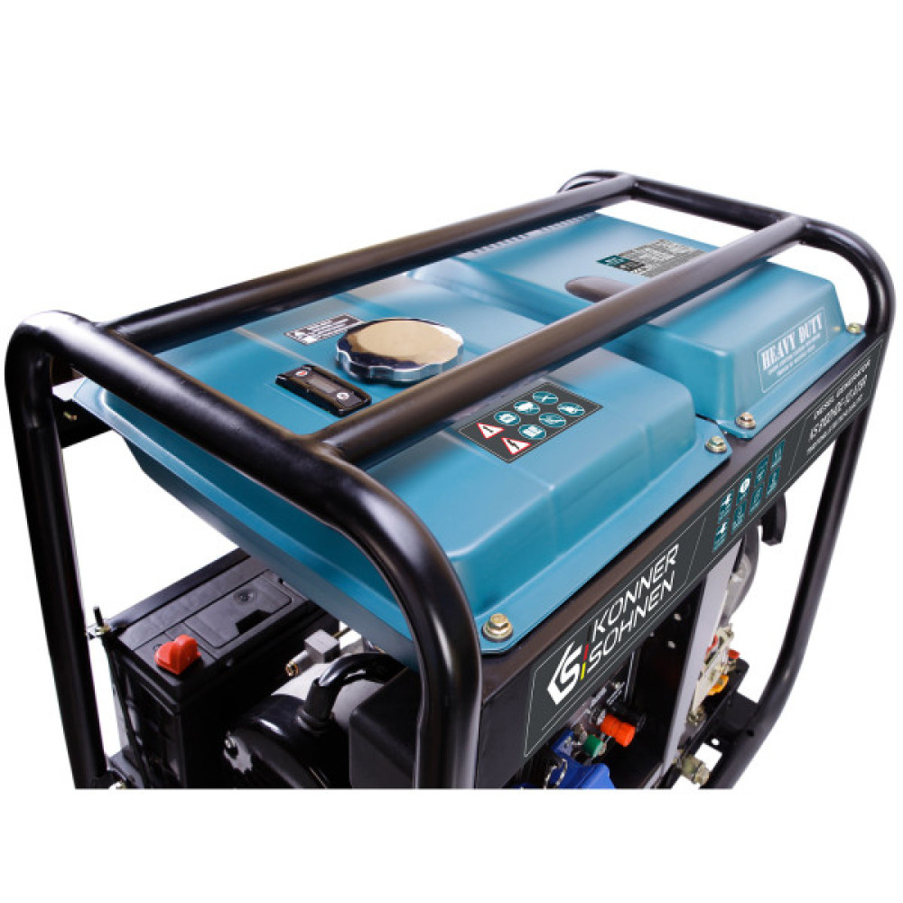 Генератор дизельний Konner&Sohnen KS 8100HDE-1/3 ATSR (EURO V), 230/400В, 5.5/6.0кВт, ATS, електростартер, передстартовий підігрів, 117кг