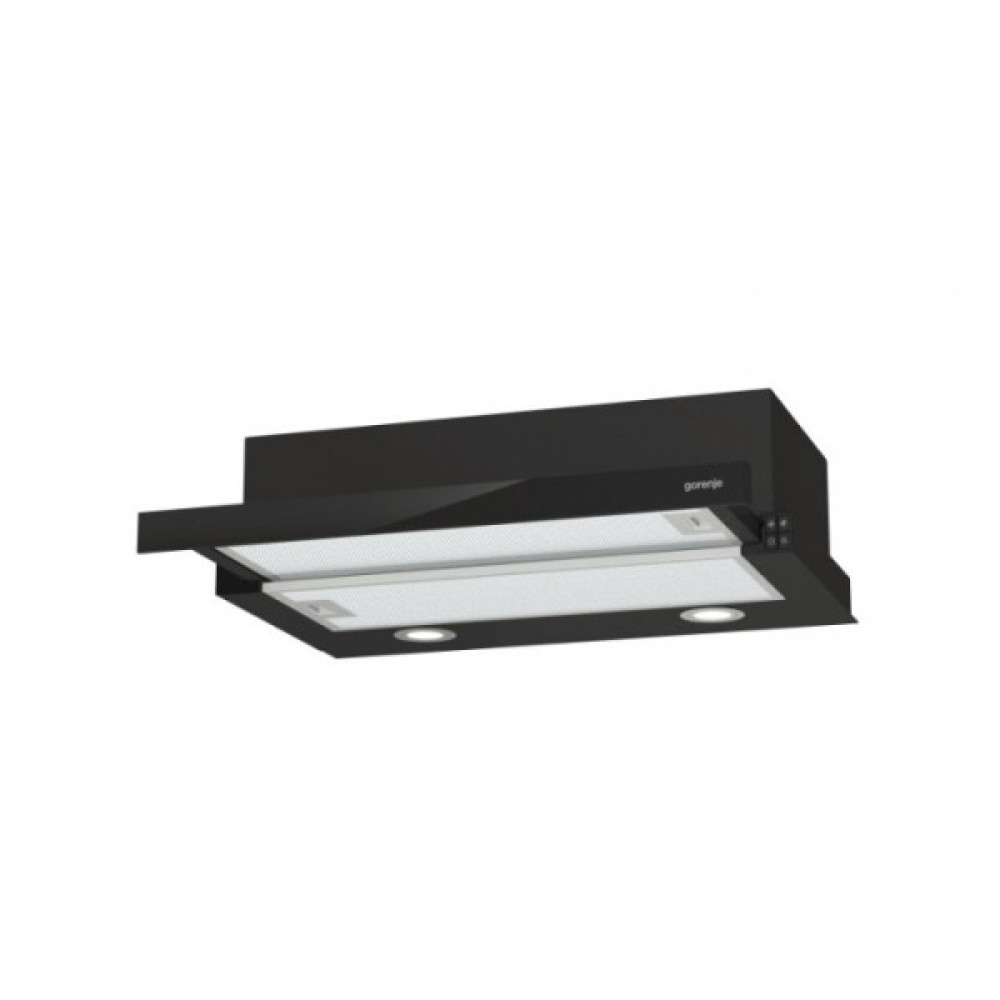 Витяжка Gorenje телескопічна, 60см, 450м.куб/год, чорний