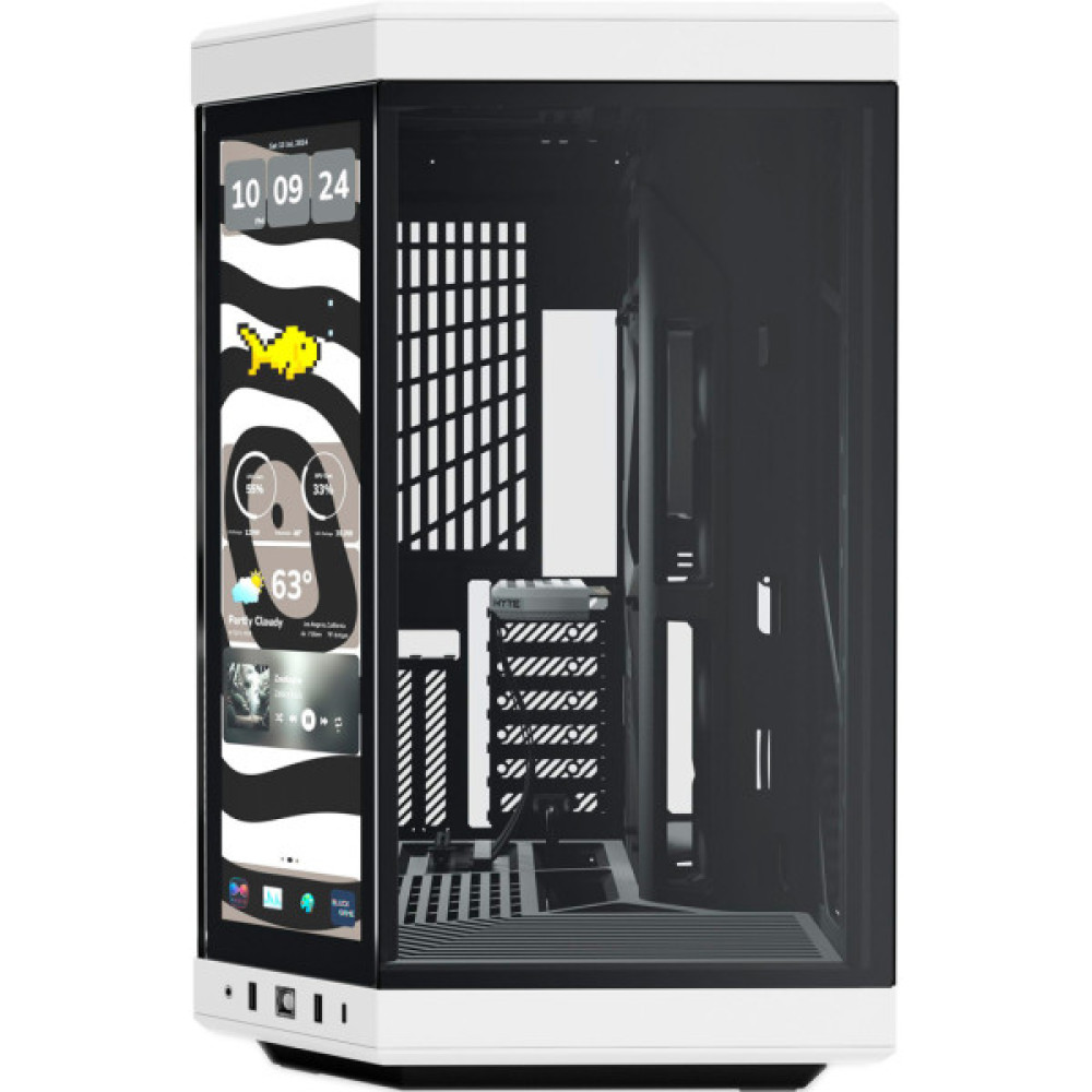 Корпус для ПК Hyte Y70 Touch Infinite Black-White (CS-HYTE-Y70TTI-WB)