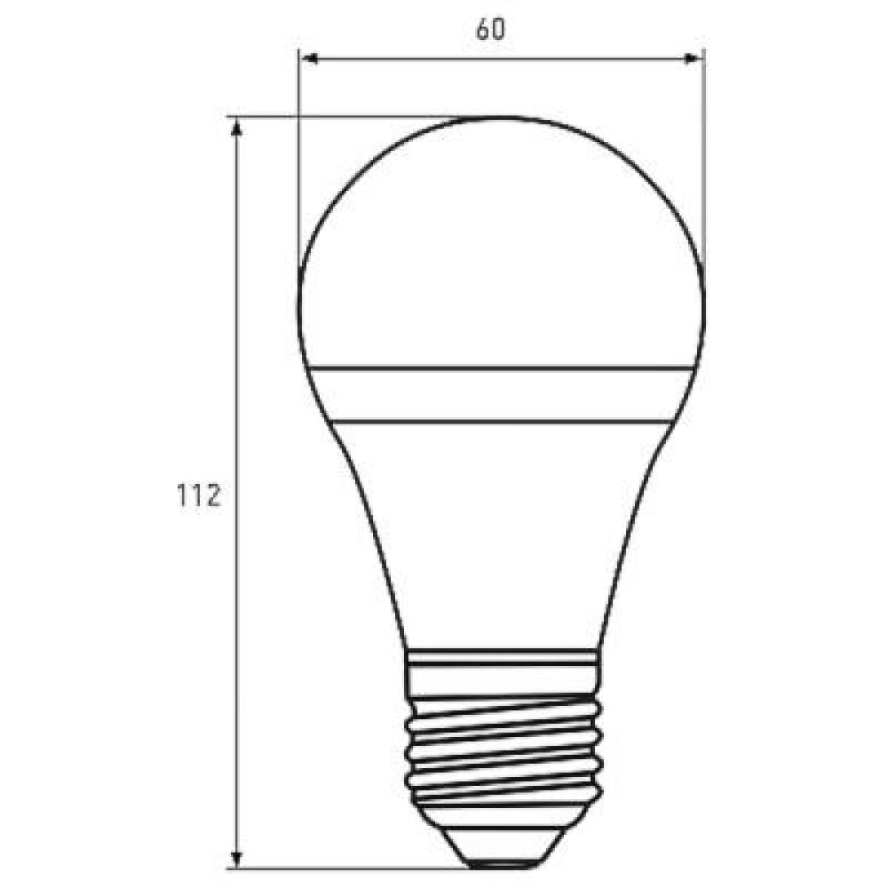 Лампочка Eurolamp E27 (MLP-LED-A60-10274(E))