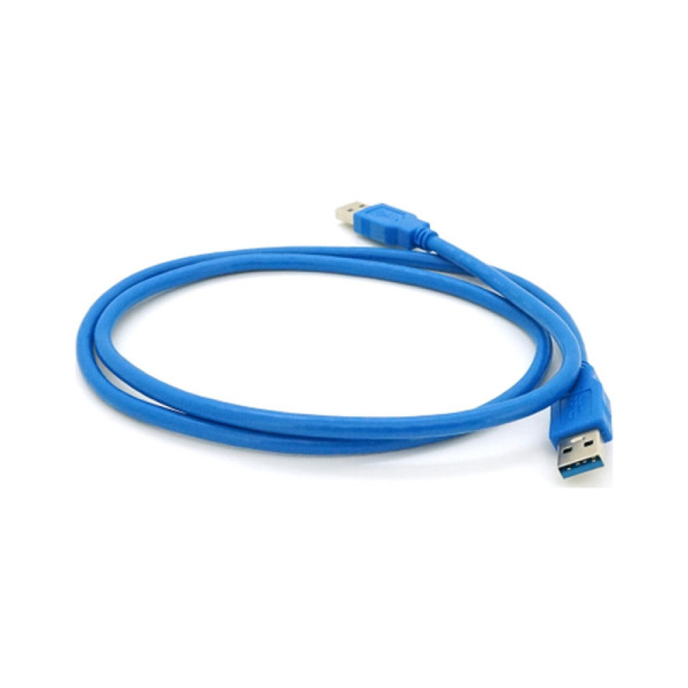 Дата кабель USB 3.0 AM/AM 1.5m blue Voltronic (YT-3.0AM+AM-1.5)