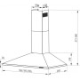 Витяжка кухонна Interline UNNA WH A/60 PB/2/T Витяжка кухонна Interline UNNA WH A/60 PB/2/T