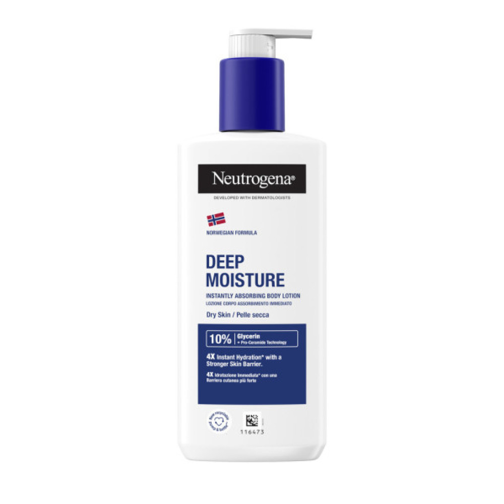 Лосьйон для тіла Neutrogena Норвезька формула Глибоке зволоження для сухої шкіри 250 мл (3574661190709/3574660514520/3574661759869)