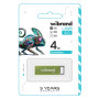 USB флеш накопичувач Wibrand 4GB Chameleon Green USB 2.0 (WI2.0/CH4U6LG)