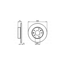 Гальмівний диск Bosch 0 986 478 991