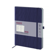 Тижневик Axent датований 2026 Grand Lines 195х255, синій (8531-26-02-A)