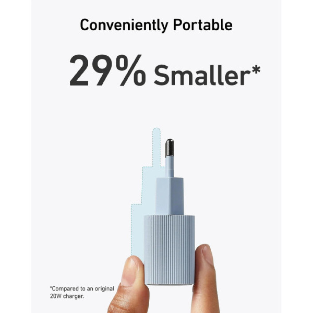 Зарядний пристрій Anker PowerPort 511 Nano IV 30W USB-C White (A2337G21)