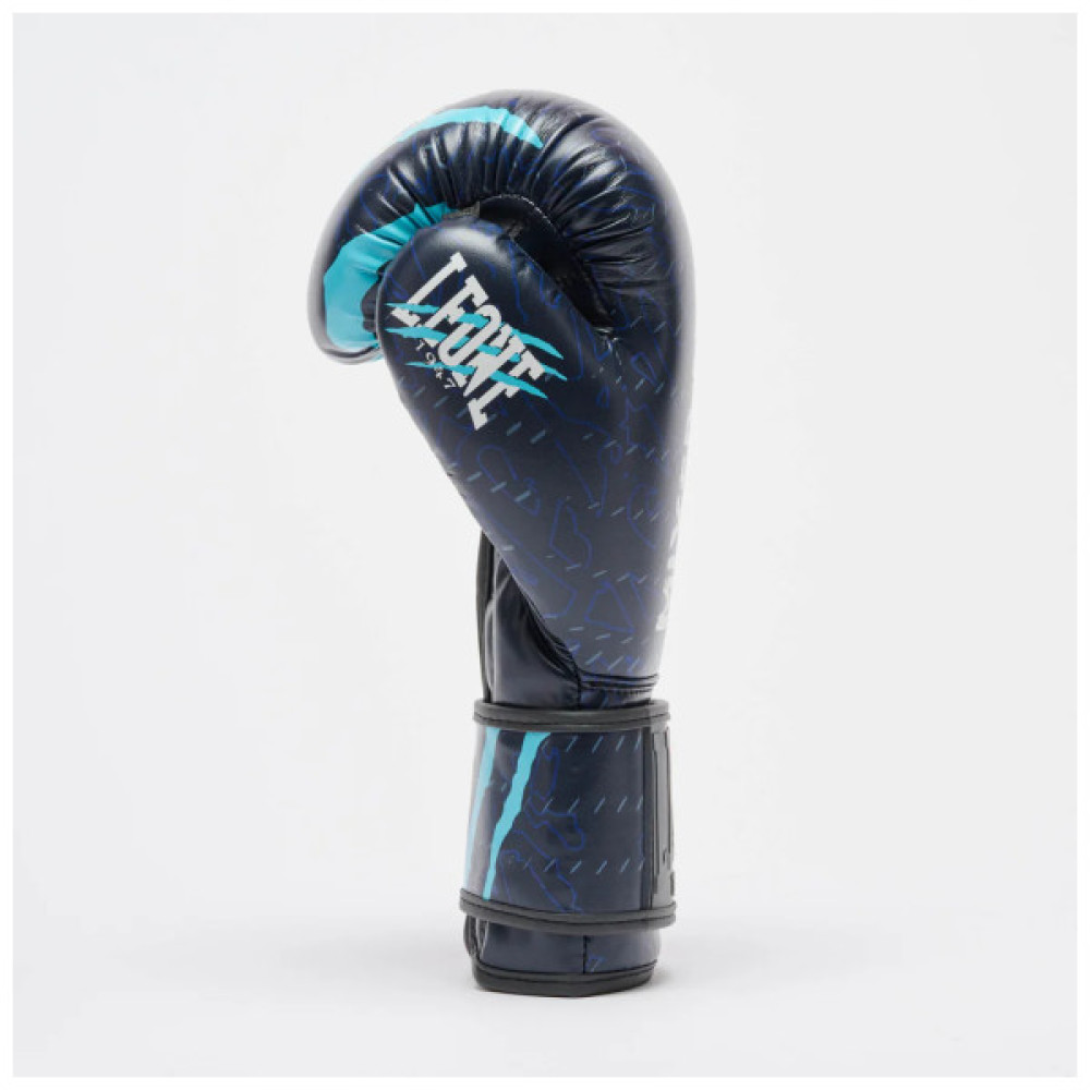 Боксерські рукавички Leone GN004 Primal Instinct Blue 14 oz (GN004_Blue_14oz)