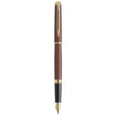 Ручка пір'яна Waterman HEMISPHERE Metallic Copper Red GT  FP F (12 092)
