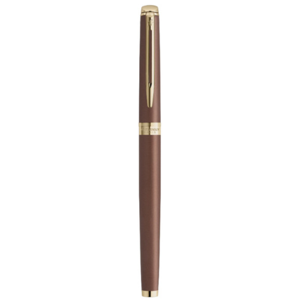 Ручка пір'яна Waterman HEMISPHERE Metallic Copper Red GT  FP F (12 092)