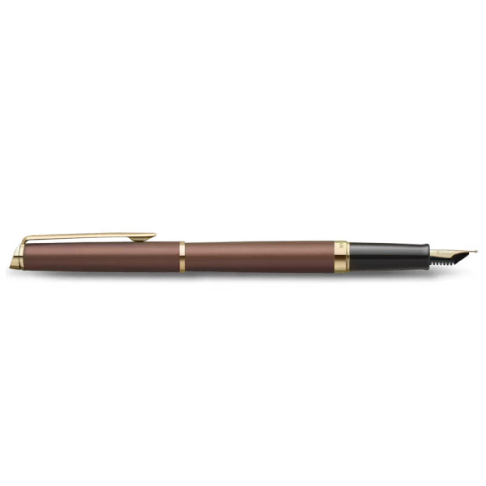 Ручка пір'яна Waterman HEMISPHERE Metallic Copper Red GT  FP F (12 092)