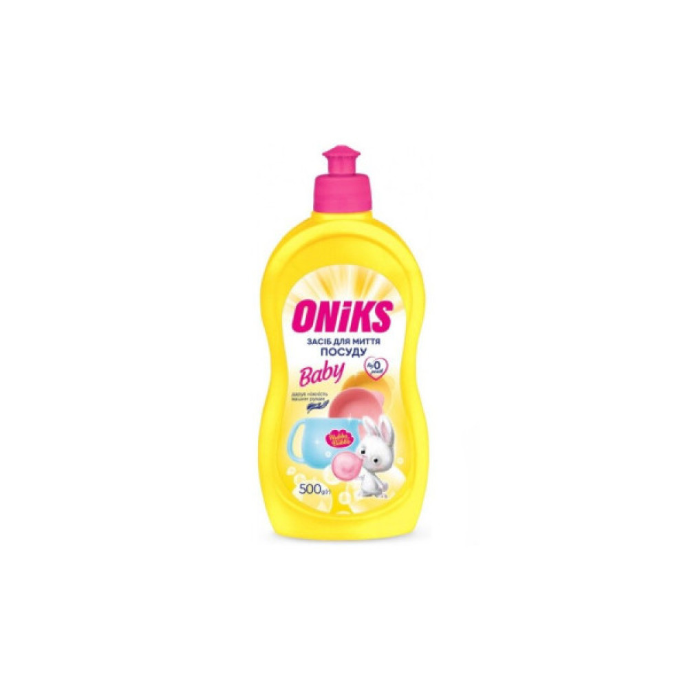 Засіб для ручного миття посуду Oniks Baby Hubba Bubba 500 г (4820191761001)