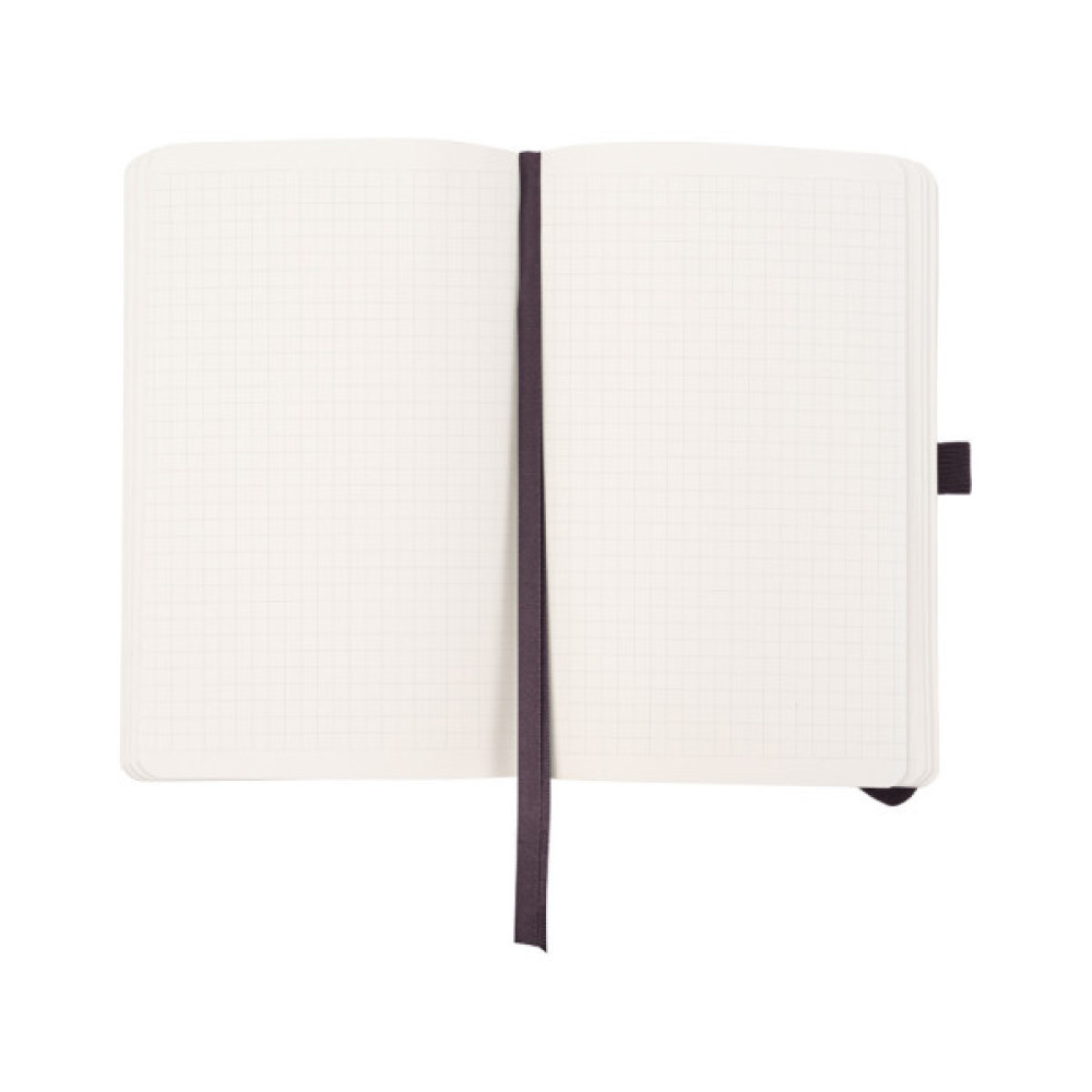 Книга записна Axent Partner Soft Skin 125x195 мм у гнучкій обкладинці 96 аркушів у клітинку Чорний (8616-01-A)