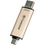 Накопичувач Transcend 128GB USB 3.2 Type-A + Type-C JetFlash 930 R420/W400MB/s Чорний