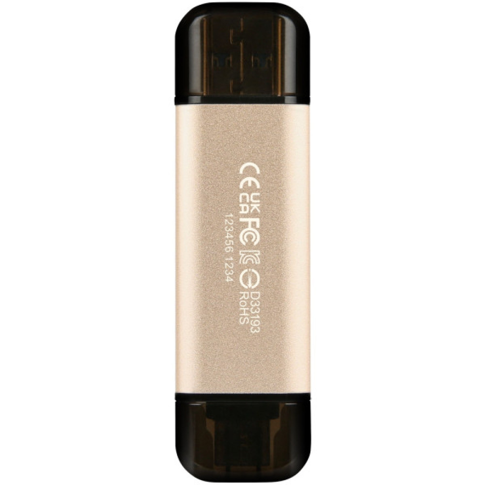 Накопичувач Transcend 128GB USB 3.2 Type-A + Type-C JetFlash 930 R420/W400MB/s Чорний