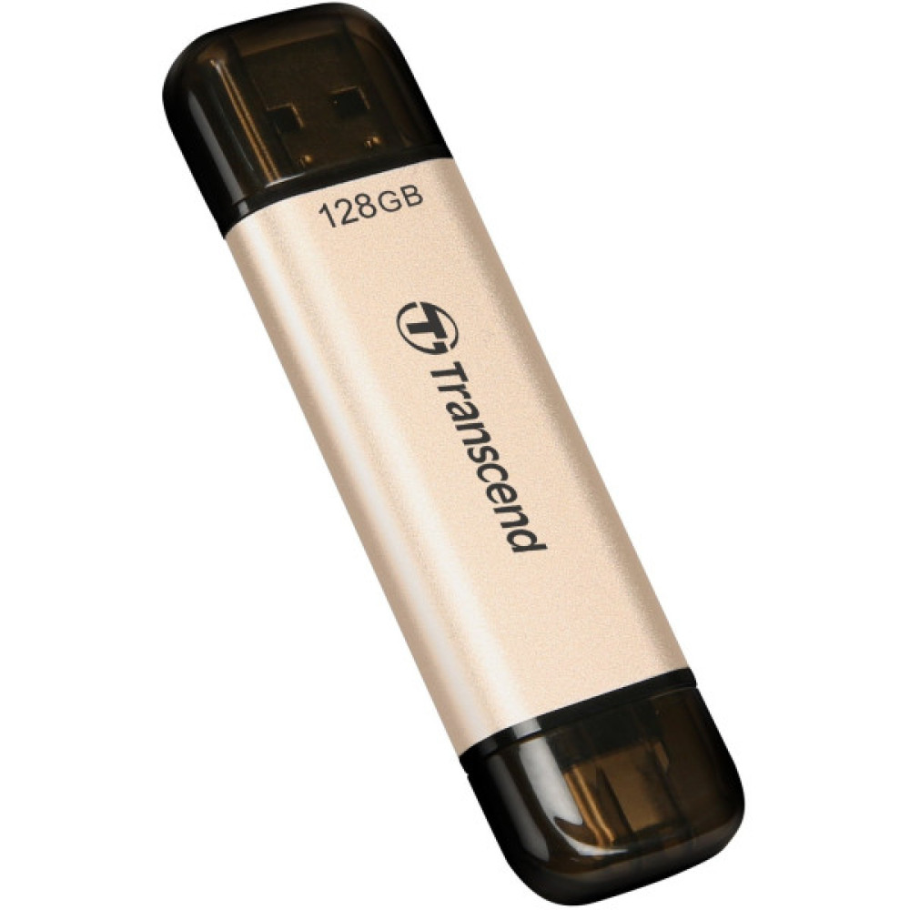 Накопичувач Transcend 128GB USB 3.2 Type-A + Type-C JetFlash 930 R420/W400MB/s Чорний