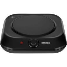 Плитка настільна Sencor електрична, комфорок - 1 на 1.2кВт, керування - мех., Hi - Light, чорний