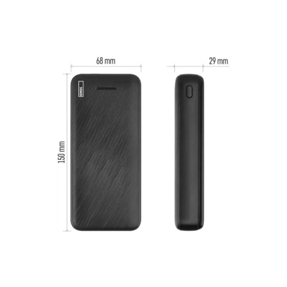 Батарея універсальна EMOS 20000mAh AlphaQ3, 22.5W, black (B0572B)