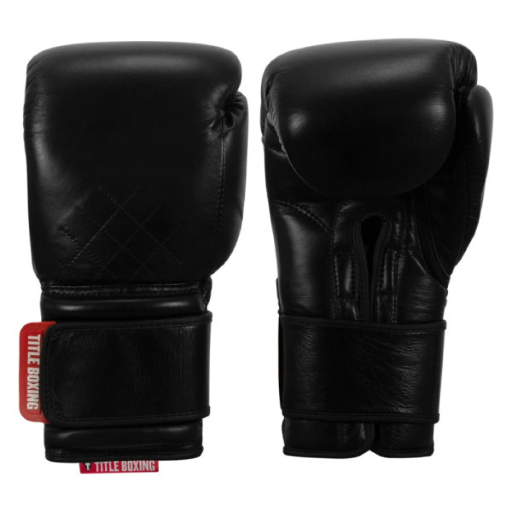Боксерські рукавички Title Boxing Ko-Vert Training Boxing Gloves Black 12 oz (KOVTG 12 oz BK)