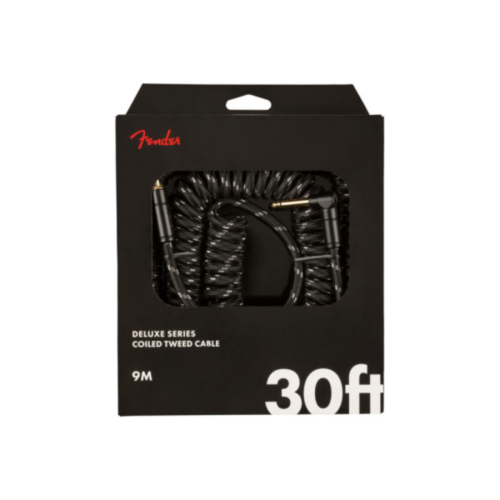 Інструментальний кабель Fender Cable Deluxe Series Coil 30' Black Tweed (301773)