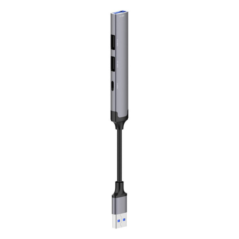 Концентратор ColorWay USB-A 4-в-1 USB2.0х3/USB3.0 (CW-HUB05)