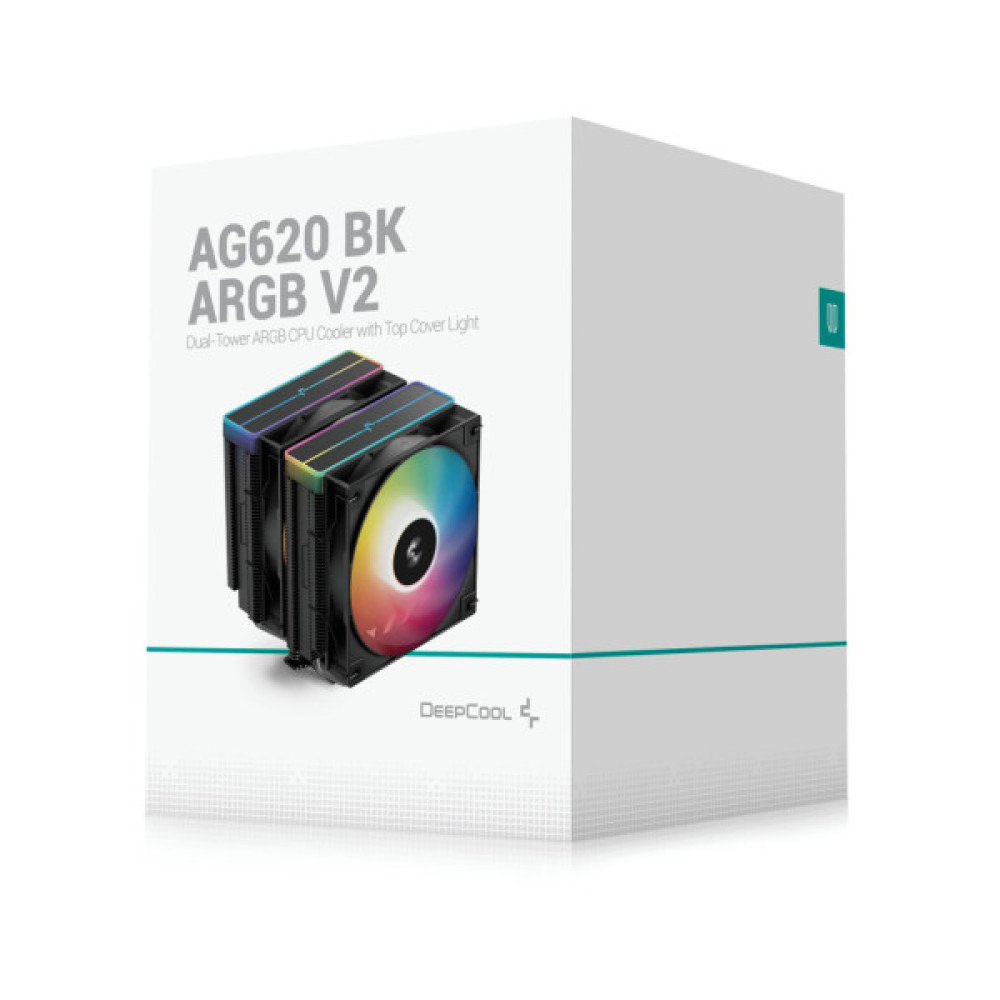 Кулер до корпусу Deepcool AG620 BK ARGB V2 (R-AG620-BKAMMN-GJD)