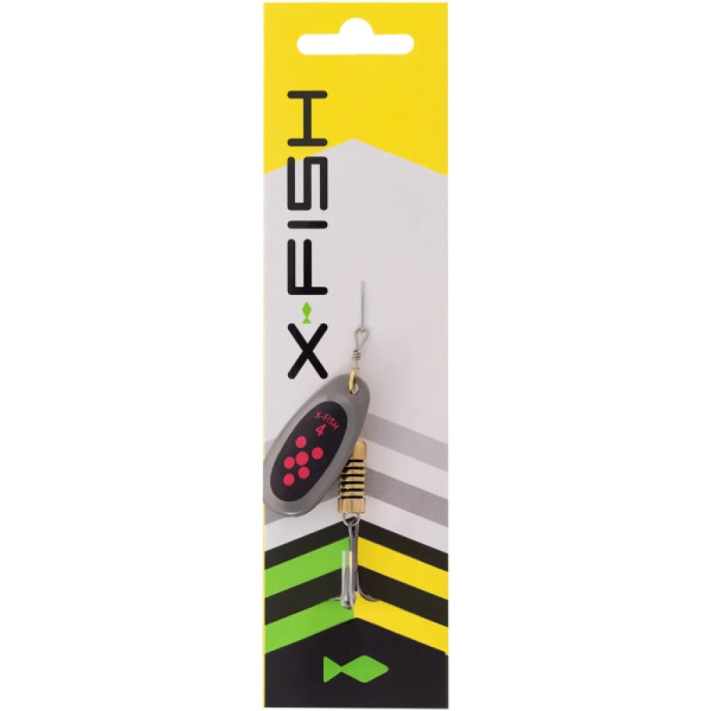 Блешня X-Fish Dark Side 9.5g 4Nikel black orange (1917.07.30)