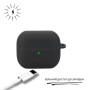 Чохол для навушників BeCover для Samsung Galaxy Buds 3 FE Black (715110)